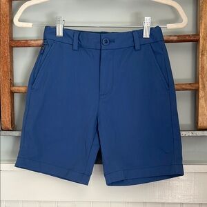 Boys, Vinyard Vines performance shorts, size 10 blue